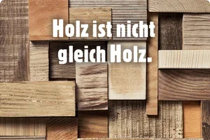 Weisst du, welches Holz passt? 🪵