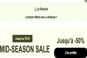 🍂 Mid-Season Sale : jusqu’à -50% sur la Mode