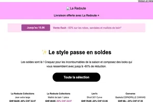 🔥 SOLDES : jusqu’à -60% sur la mode