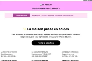 SOLDES : jusqu’à -60% sur la maison