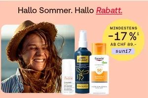 Heute mindestens 17 % Rabatt auf alles!