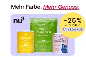 nu3 🌈 Eat the Rainbow – jetzt 25 % sichern!