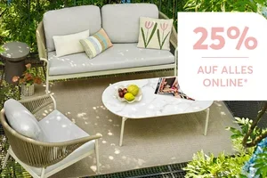 Nur noch bis morgen: 25% Rabatt auf alles online ⏳