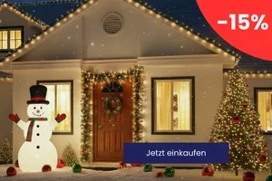 Weihnachtsaktion verlängert: jetzt 15% bis 25.12.!