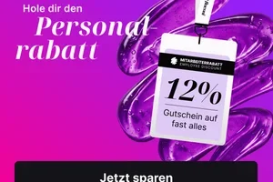 12 % Personalrabatt für dich
