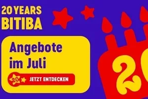 Erinnerig: Wir feiern 20 Jahre! Juli-Angebote!
