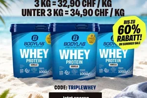 32,90 CHF Whey + 25 %! Jetzt nicht warten.