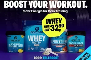 🚀 Booster 25 % günstiger. Whey für 32,90 CHF