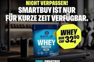 Bis zu 60% Rabatt + 1 kg Whey für nur 32,90 CHF 🤑