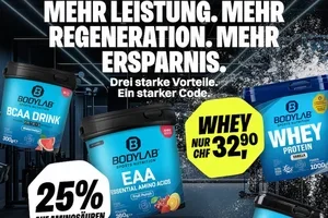 💥 25 % auf Aminos + Whey für nur 32,90 CHF