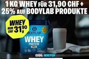 💪 Nachschub gefällig? 1 kg Whey für 31,90 CHF.