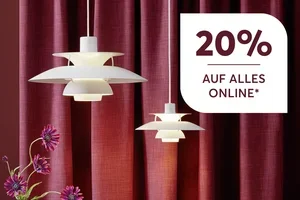20% Rabatt auf alles online!