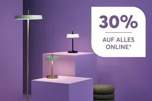 30% Rabatt auf alles online