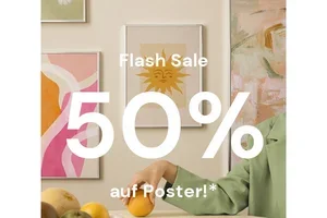 Flash sale! 50% Rabatt* nur heute