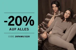 20% Rabatt auf das gesamte Sortiment!