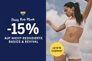 Pride Month Abschluss: -15% auf Basics & Revival!