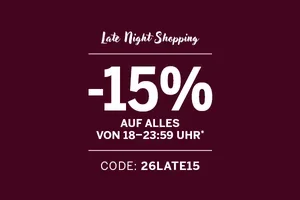 Nur heute: -15% auf ALLES!