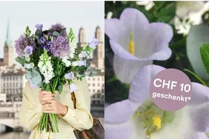 Sommerliche Blumen in zartem Lila mit CHF 10 Rabatt bestellen 🤩