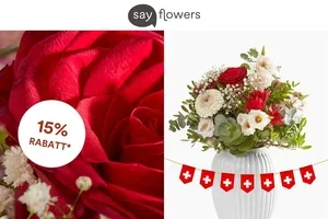 Hey lieber Blumenfreund, jetzt 15% Rabatt auf Surprise