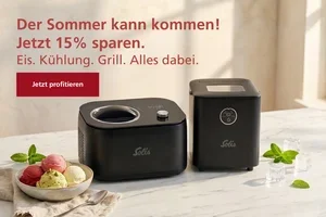 ☀️ Sommer-Deal: 15% auf Glacemaschinen, Eiswürfel & Ventilatoren