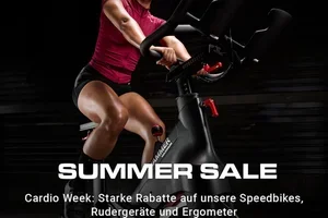 Summer Sale: 10% auf Speedbikes, Rudergeräte & Ergometer