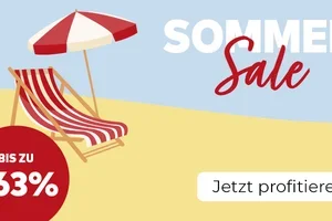 Sommer-Sale bis zu 63% reduziert