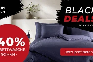 Black Deal: -40% auf Bettwäsche Roman