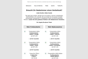 Hochwertiges Frottee in Herbstfarben
