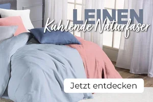 Natürlich kühl: Leinen-Bettwäsche für den Sommer