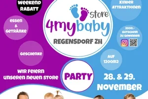 🎉 Grosse Eröffnungs-Party in Regensdorf! 🎉