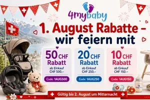 1. August Rabatte: Bis zu CHF 50.– sparen