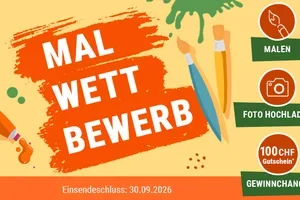 Jetzt 100 CHF bei unserem Malwettbwerb gewinnen!*
