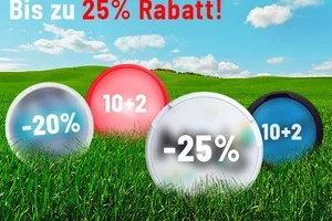 Nicht verpassen: bis zu 25% Rabatt!