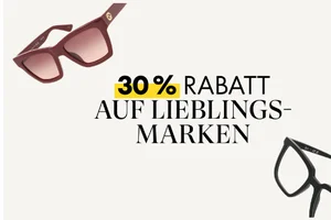 30 % Rabatt auf Markensonnenbrillen 😎