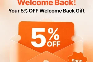 Use Your 5% OFF Welcome Back Gift 🎁