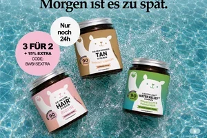 Letzte Chance: 3 FÜR 2 + 15% EXTRA. Nur heute. 💥