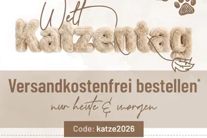 🐾🐈 Jetzt Versandkosten sparen zum Weltkatzentag!