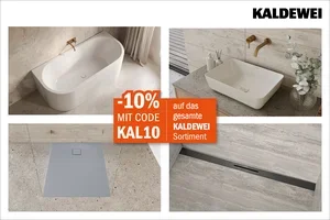 👀10 % auf alles von Kaldewei