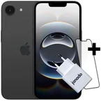 iPhone 16e - 128 GB + Vorinstallierter Displayschutz + 20W USB-C Power Adapter