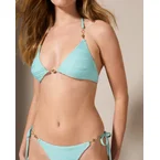 Orta Triangle Bikini Top Island Paradise Blue