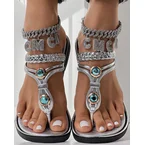 Flip Flops Comfortable Beach Thong Sandals Summer Cute Flat Slides