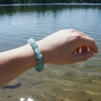 Edelstein Armband mit Aquamarin