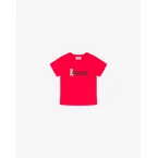 T-shirt in jersey di cotone stampato