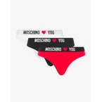 Set di 3 slip in jersey di cotone stretch