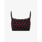 Reggiseno in jersey di cotone stretch stampato