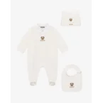 Set tutina, cappello e bavaglino in felpa Moschino Teddy Bear