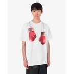 T-shirt in jersey di cotone organico stampata