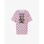 T-shirt in jersey di cotone organico Moschino Teddy Bear