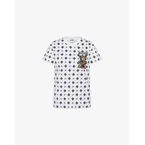 T-shirt in jersey di cotone organico Moschino Teddy Bear