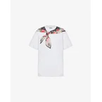 T-shirt in jersey di cotone organico stampata